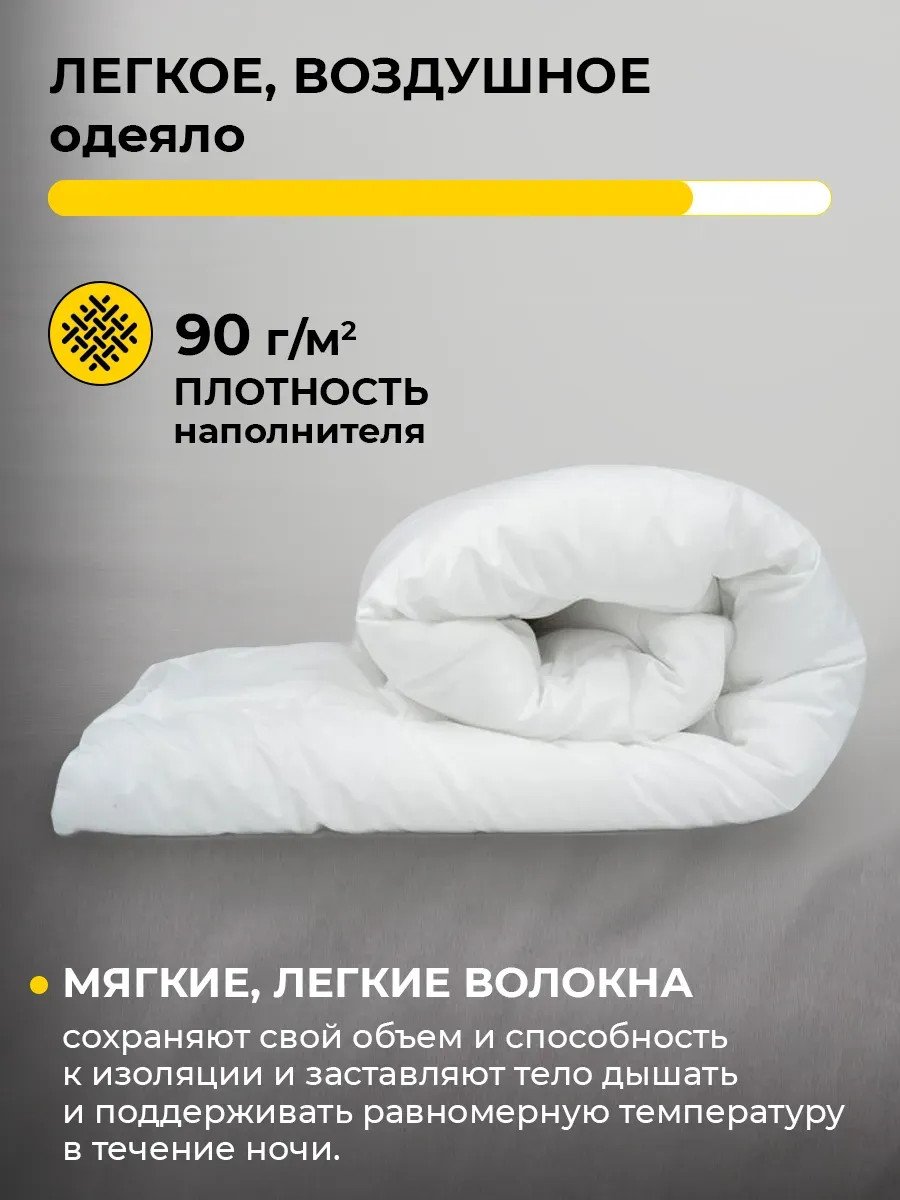 Одеяло 1.5 спальное облегченное 150х200 всесезонное Икеа